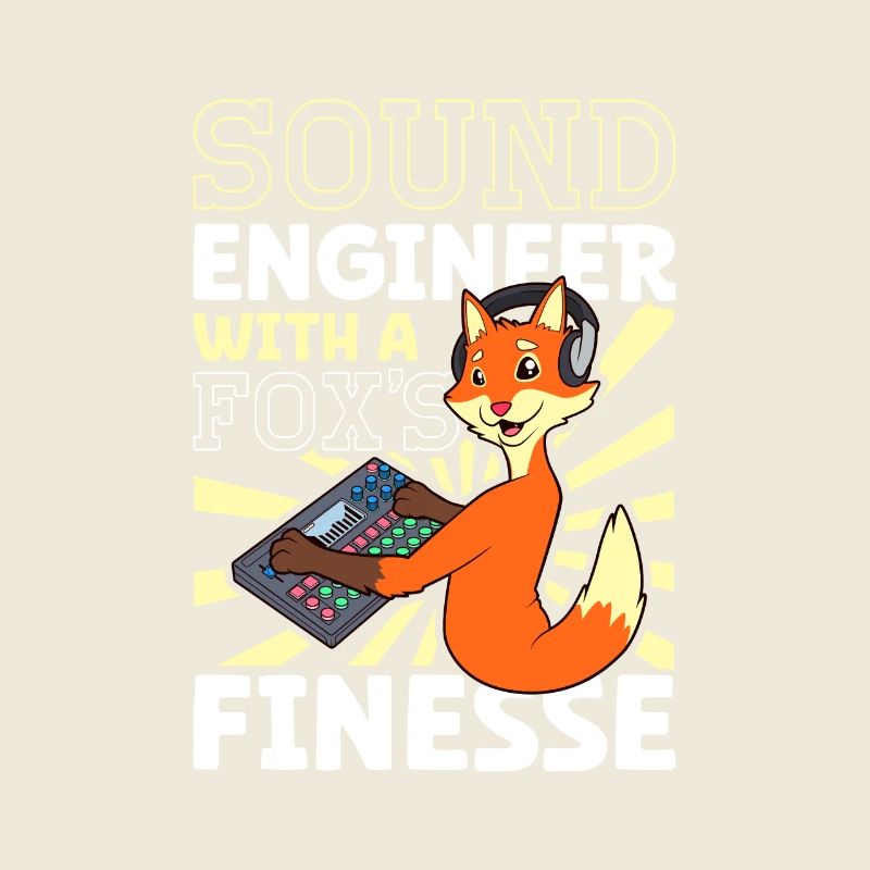 Fuchs à la table de mixage - Ingénieur du son