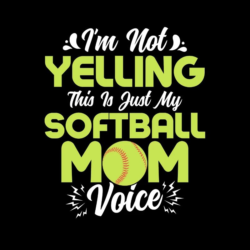 Je ne crie pas, c’est juste ma voix de mère de softball