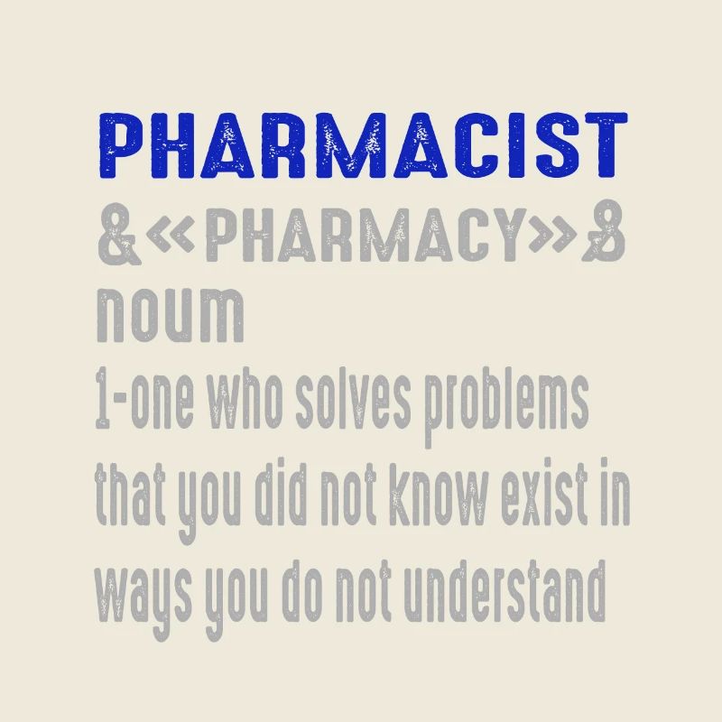 future vintage retro pharmacist pharmacy tech