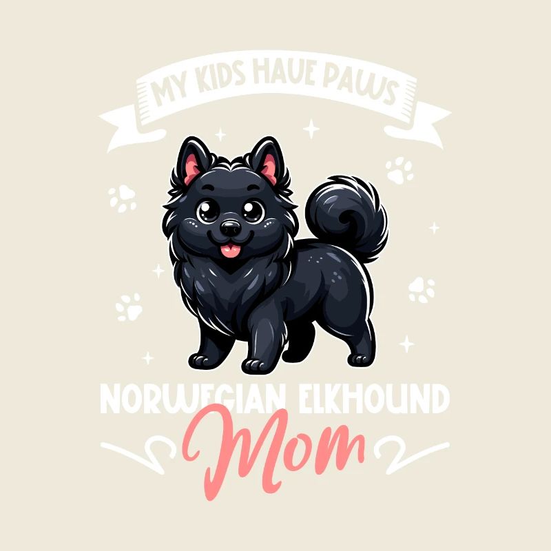 Norwegian Elkhound Mom