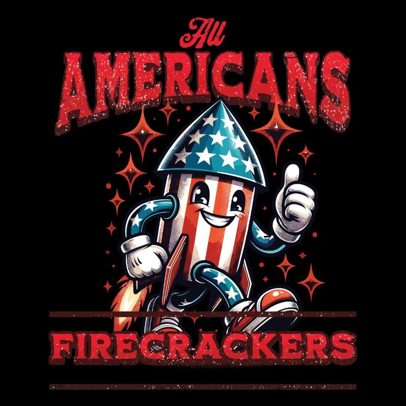 All American Firecrackers Funny Fireworks Design