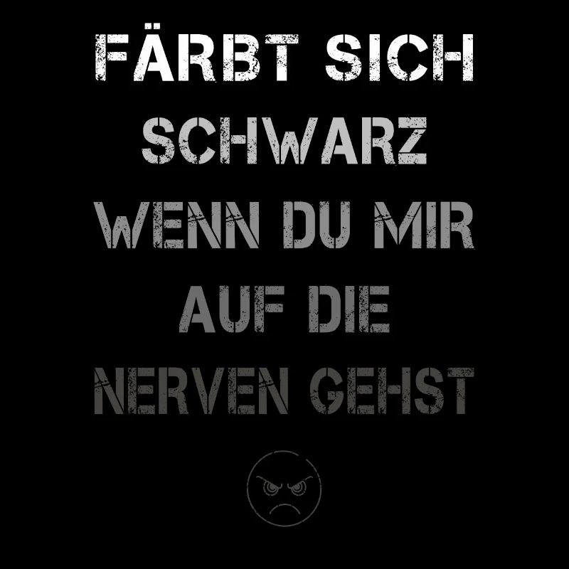 Färbt sich schwarz