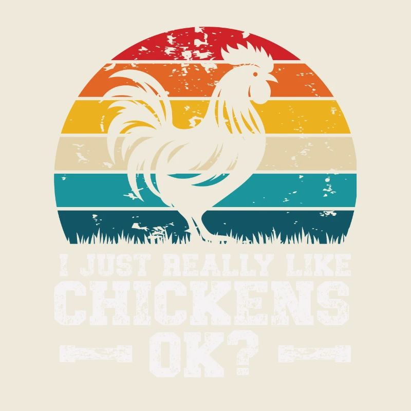 Ich mag Hühner