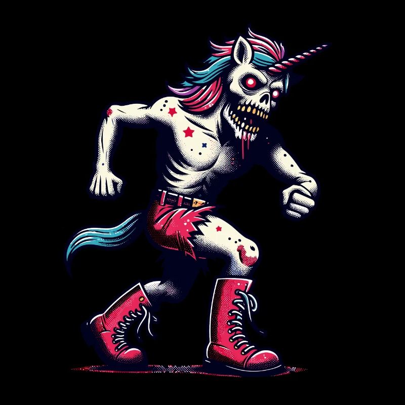 Zombie Einhorn Undead Mystical Creature