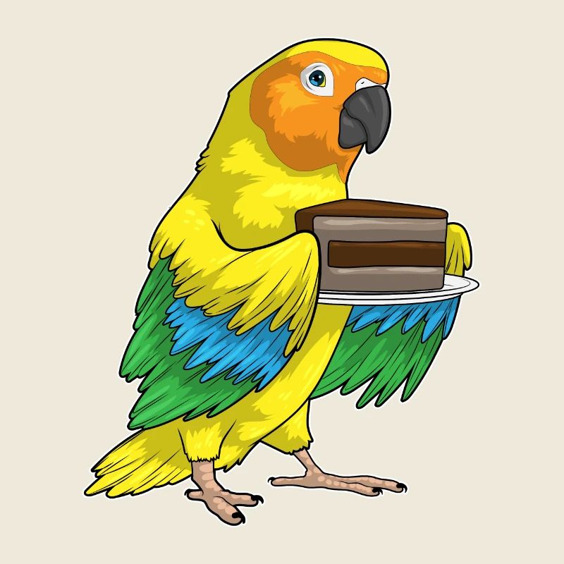 Parrot Birthday Cake