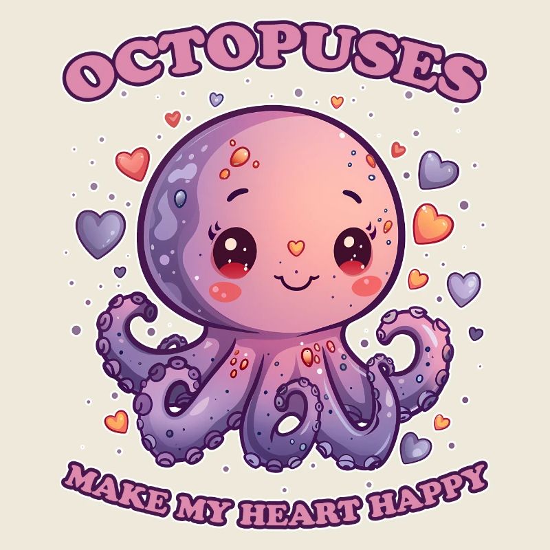 Funny Octopus Cephalopod Squid Gift