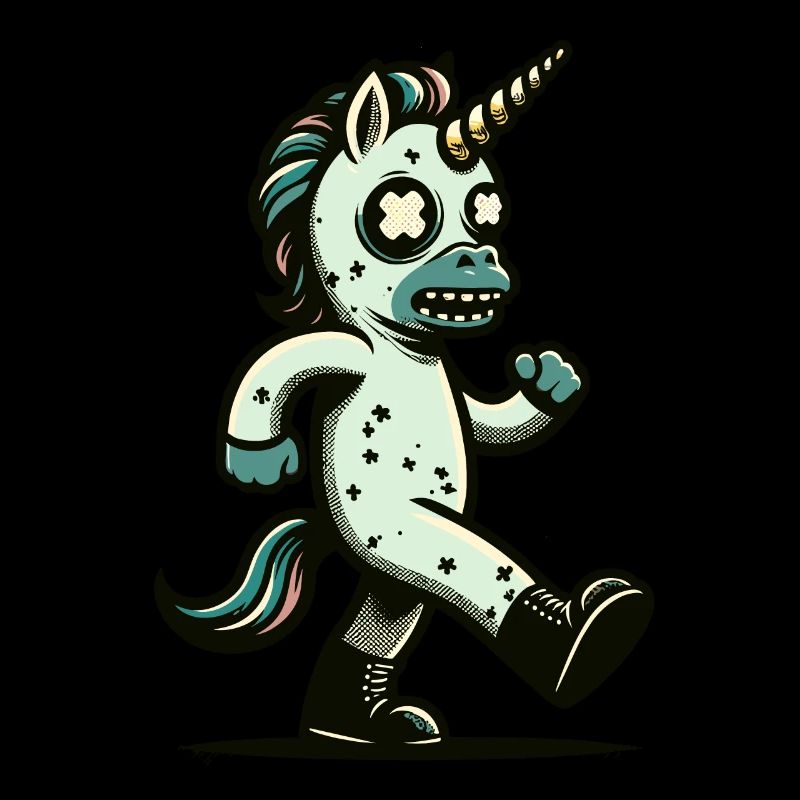 Zombie Unicorn Undead Mystical Creature