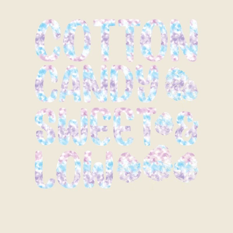 Cotton Candy Birthday Cotton Candy Sweet & Low