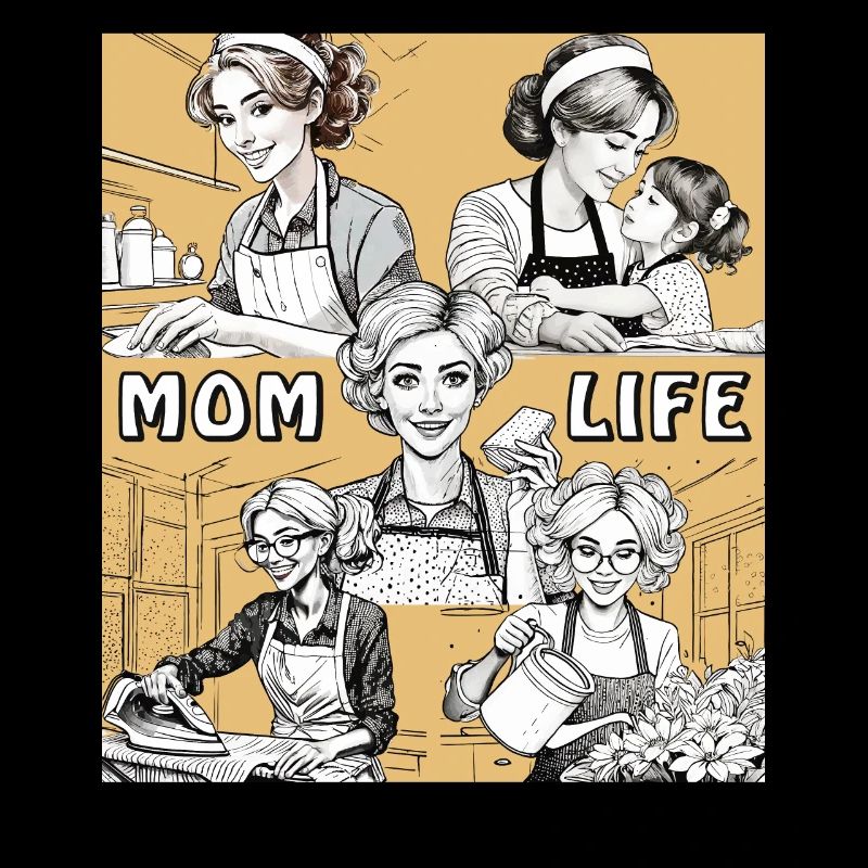 FRAU HAUSARBEIT MOM LIFE