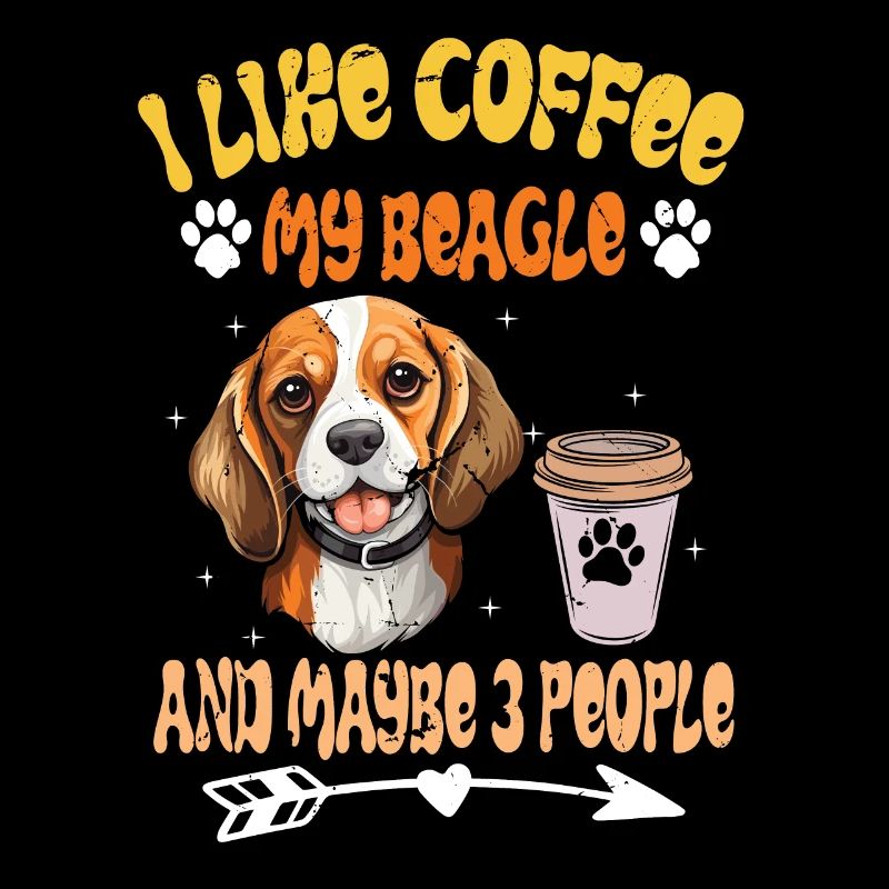 Attention beagle and coffee lovers