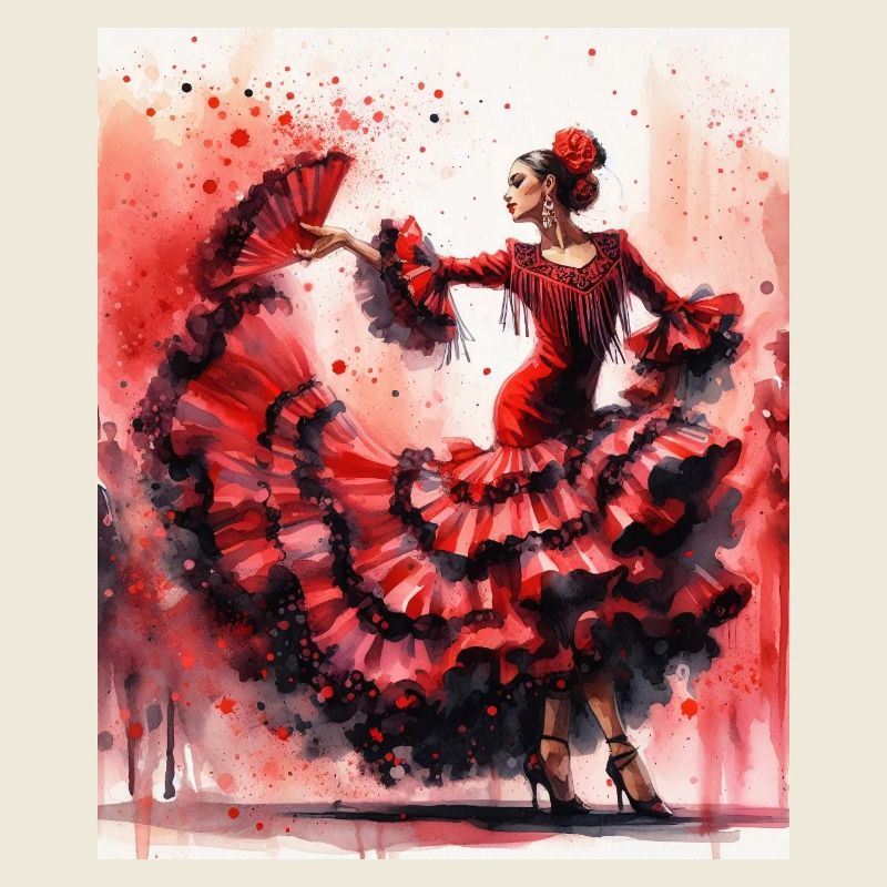 Flamenco Dancer's Passion
