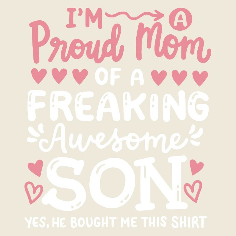 Stolze Mutter Sohn Muttertag