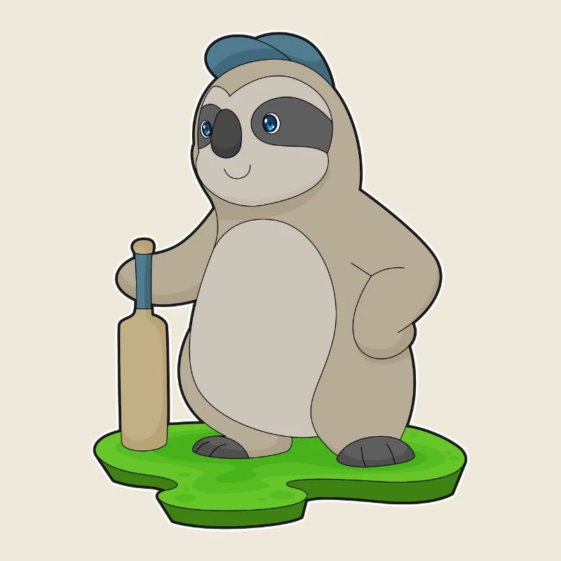 Faultier Cricket Cricketschläger