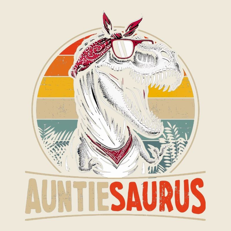 Auntiesaurus dinosaur for aunt or auntie