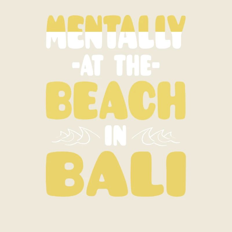 Souvenir de vacances à Bali Beach