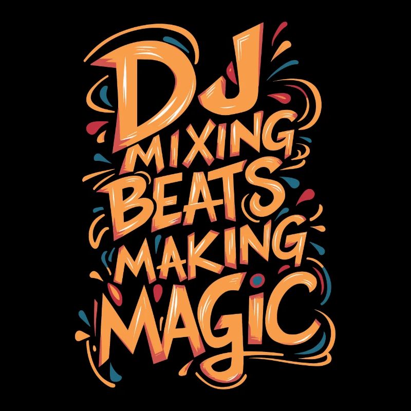 DJ Mixing Beats Making Magic