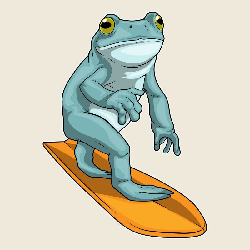 Frog Surfer Surfboard