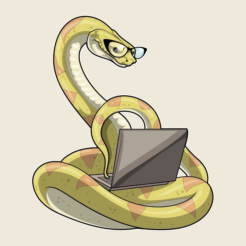 Ordinateur portable serpent