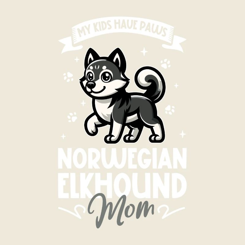 Norwegian Elkhound Mom