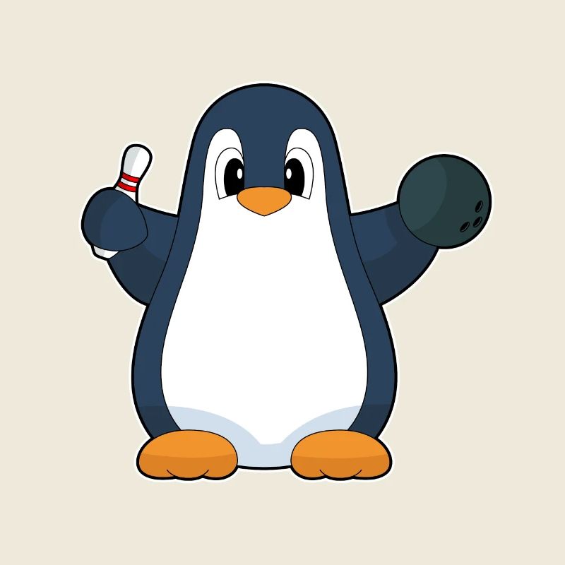 Pinguin Bowling Bowlingkugel