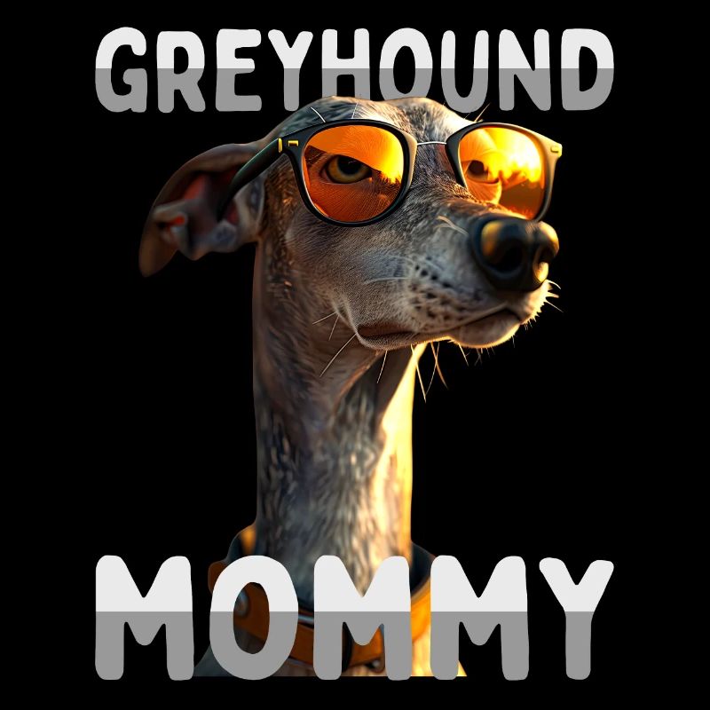 Greyhound Mommy Hunde Mama Muttertag Mom Windhund