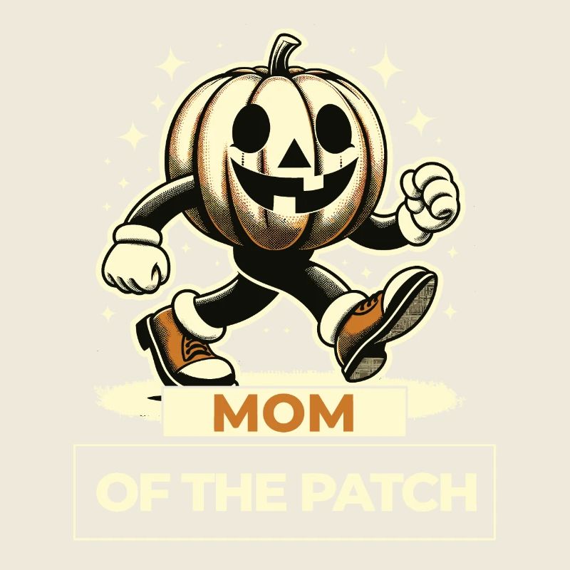 Mère Du Champ De Citrouille Drôle Disant Halloween