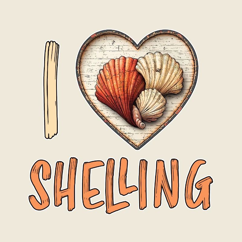 I Love Shelling Shells Shell Collector Gift