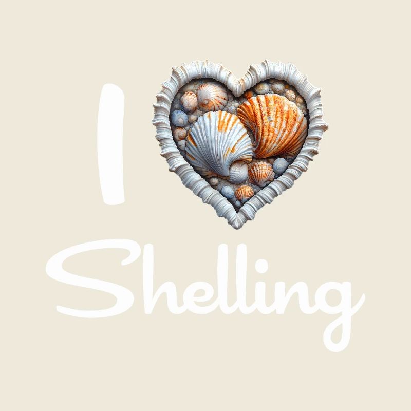 I Love Shelling Shells Shell Collector Gift