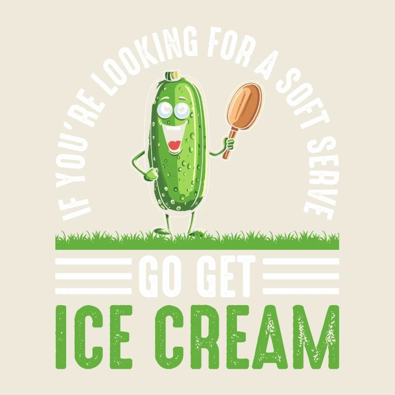 Pickleball Spieler Soft Serve Eiscreme