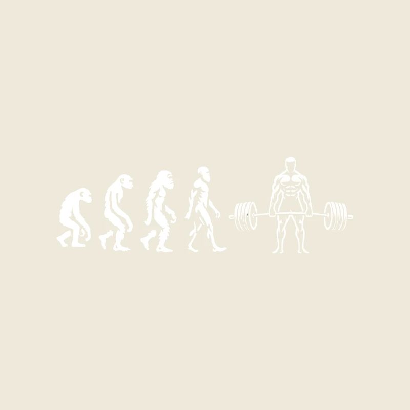 Evolutionärer Bodybuilder Kreuzheben