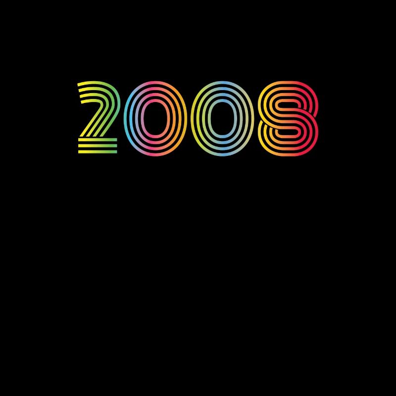 2008 Anniversaire Funky Année