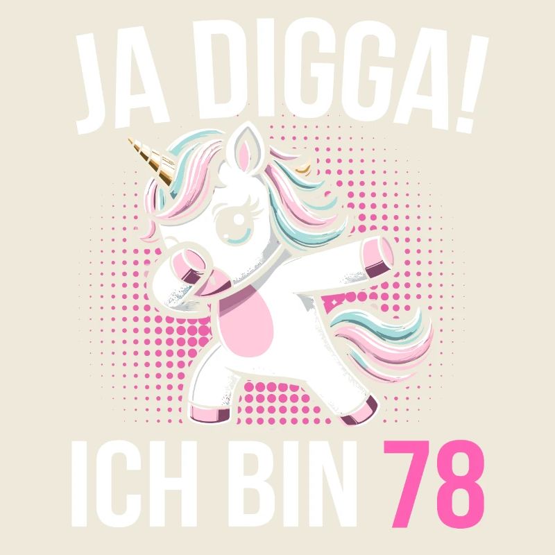 78. Geburtstag Frauen Einhorn Geschenk