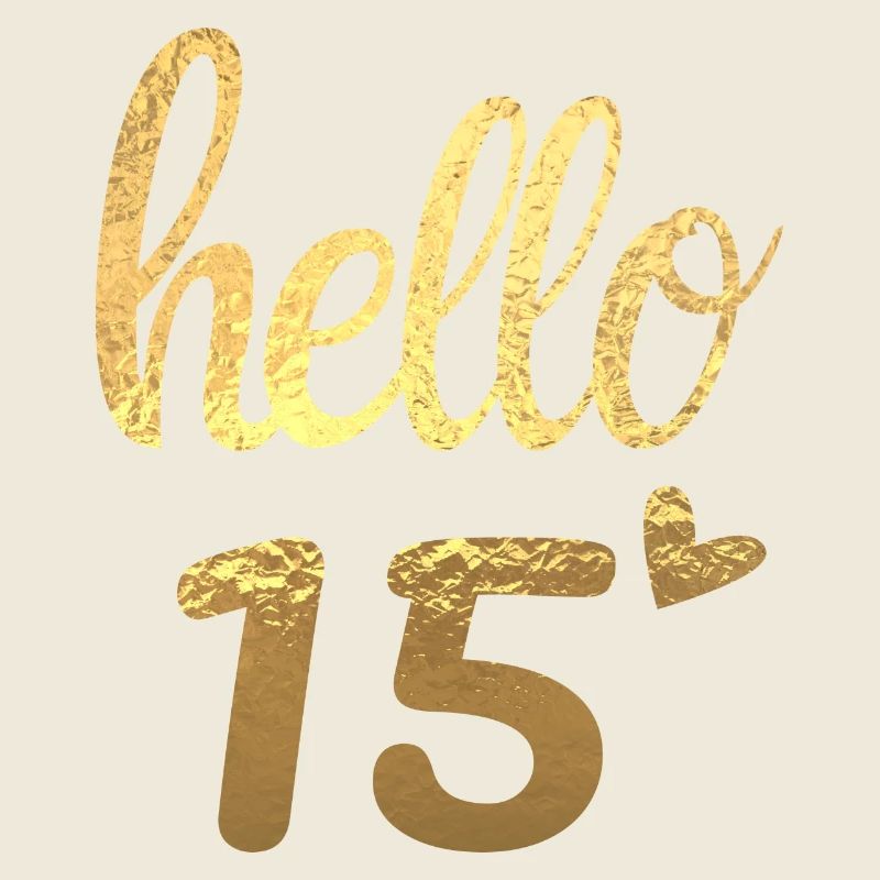 Hello 15 doré