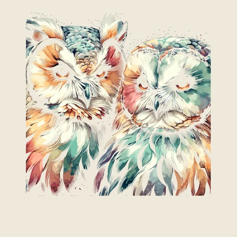 Eule Kunst Geschenk Geburtstag