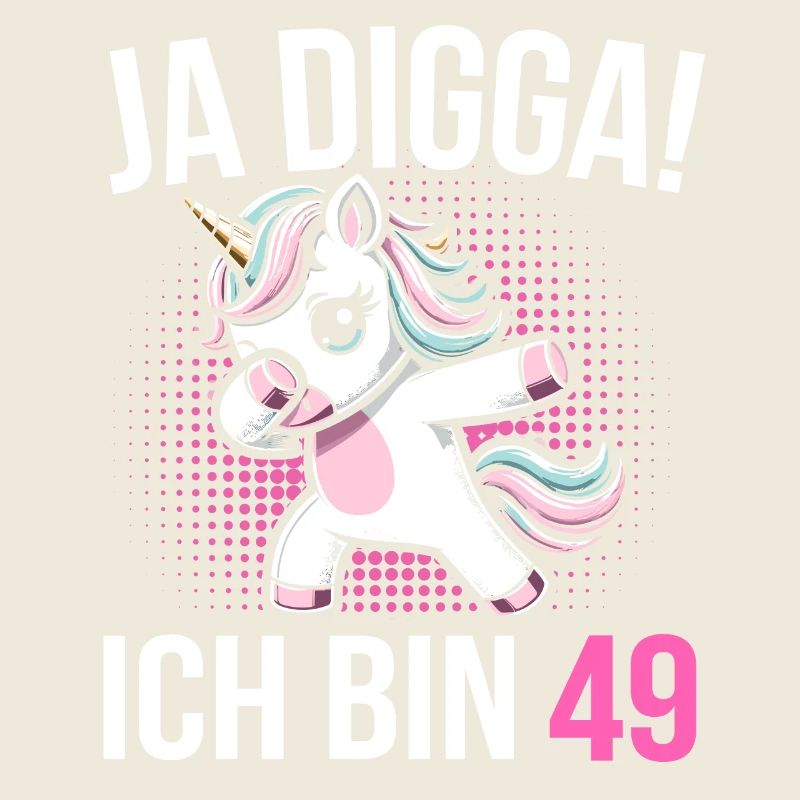 49. Geburtstag Frauen Einhorn Geschenk