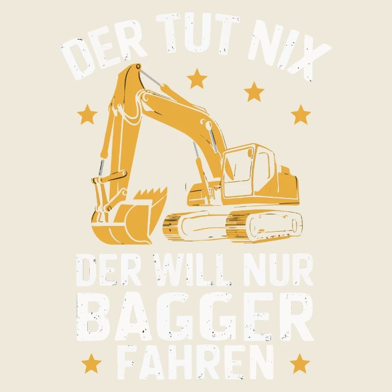 Baggerfahrer Bauarbeiter Baustelle Baumaschine