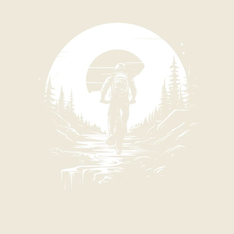 Mountain Biking Sketch