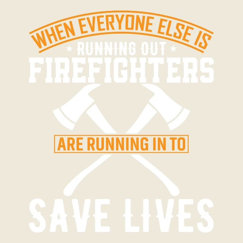 When everyone else is running out, firefighters ar