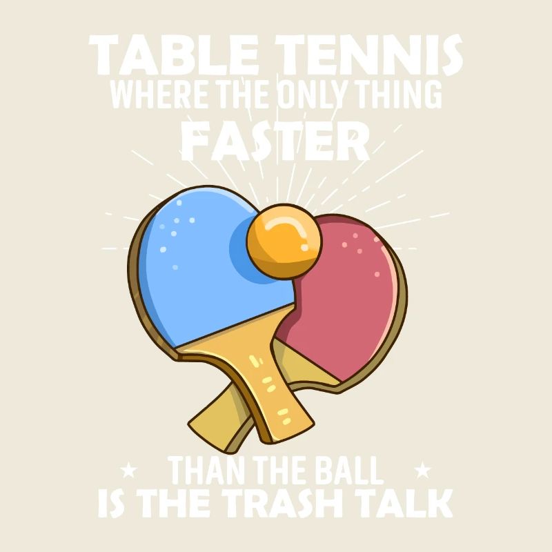 Tennis de table : où la seule chose plus rapide que le