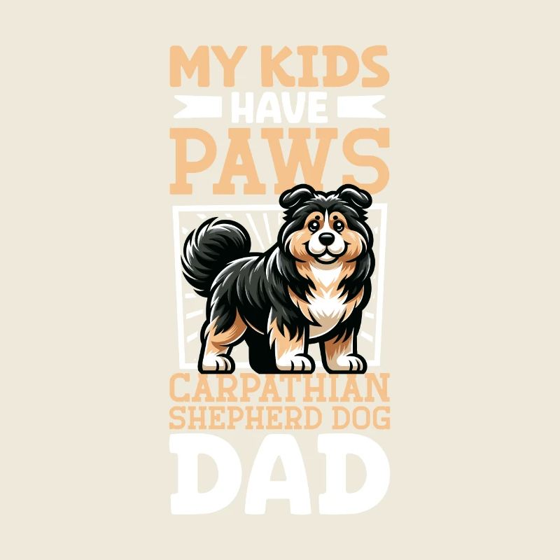 Chien de berger des Carpates papa