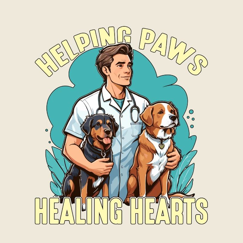 Veterinary Technician Helping Paws Animal Lover