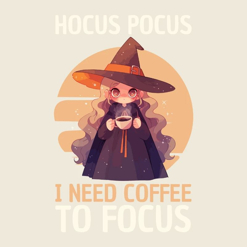 Hocus Pocus Café Sorcière Mignon Drôle