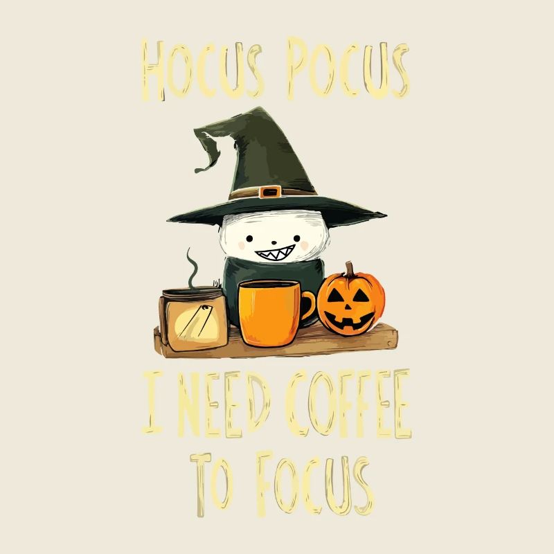 Hocus Pocus Coffee Halloween Witch Funny