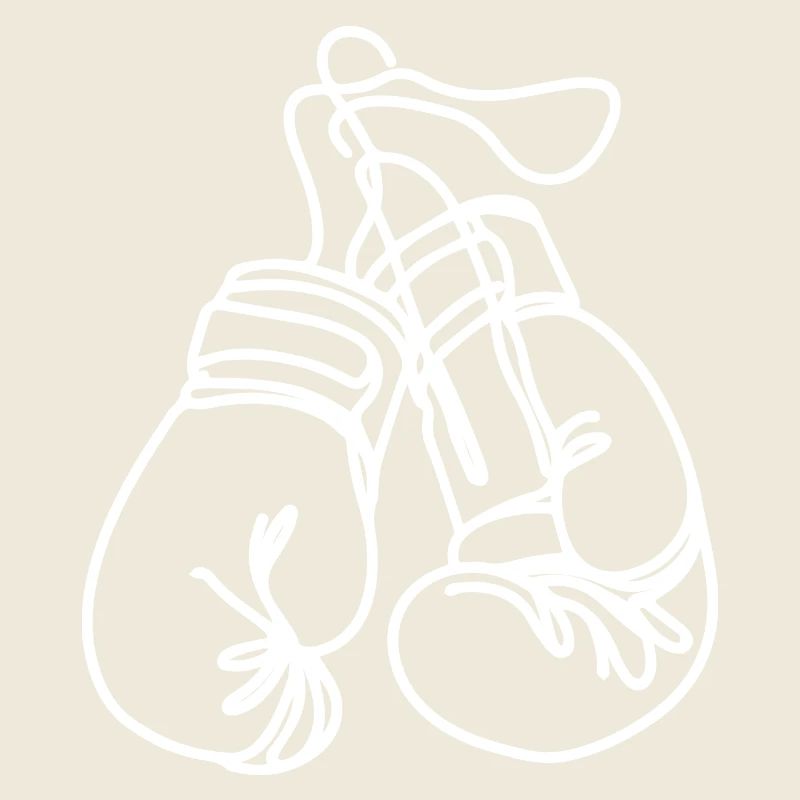 Dessin de gants de boxe