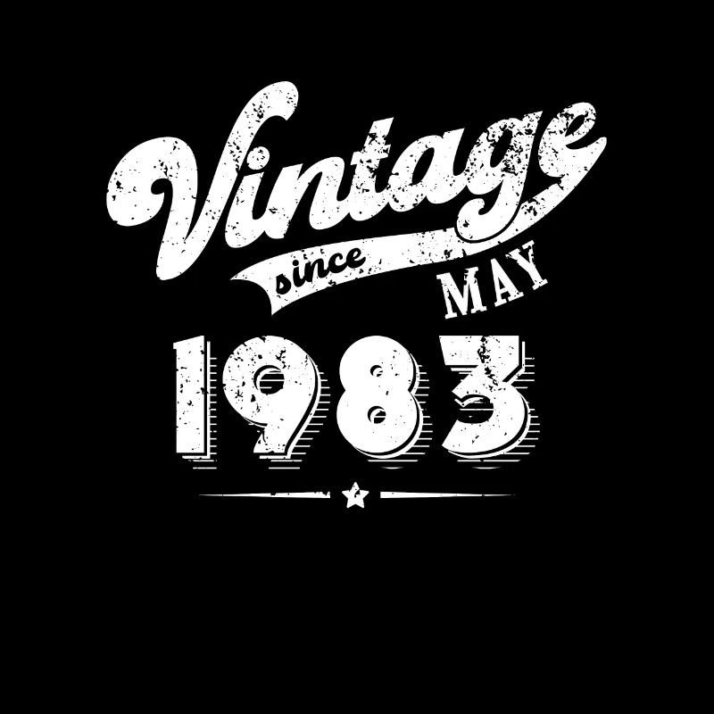 Vintage since May 1983 Birthday Gift