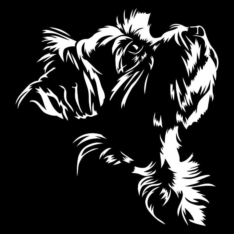 Chiens maltais Silhouette de chien Wilsigns
