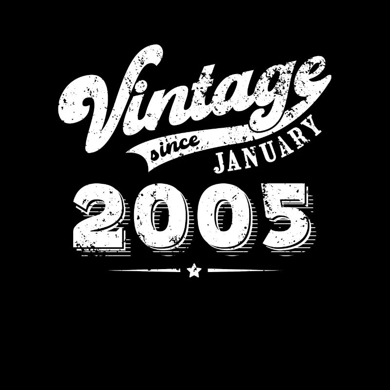 Vintage since January 2005 Birthday Gift