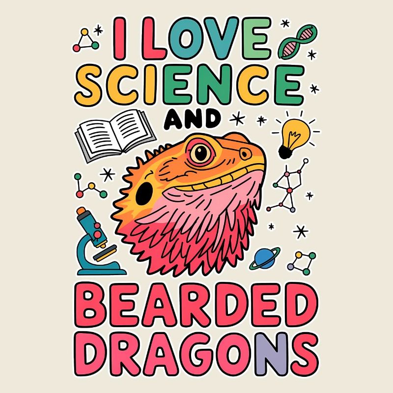 Bearded Dragon Science Student Bearded Dragon Gift