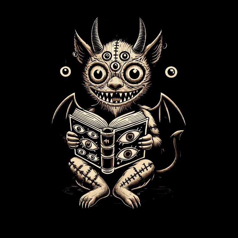 Magical Demons Cat Horrific Horror Cat