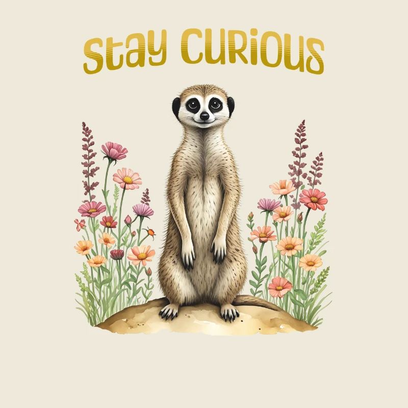 Restez curieux, suricate mignon